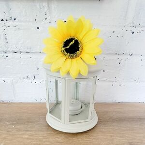 Handmade sunflower lantern
